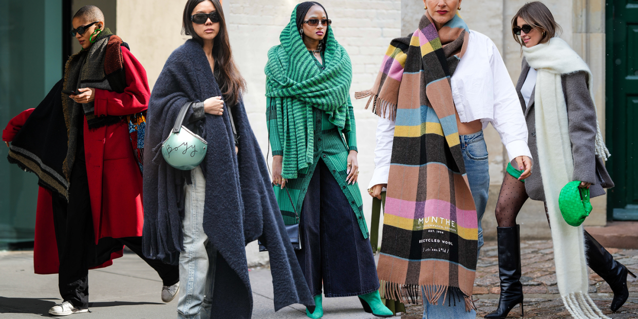 blanket scarf trend