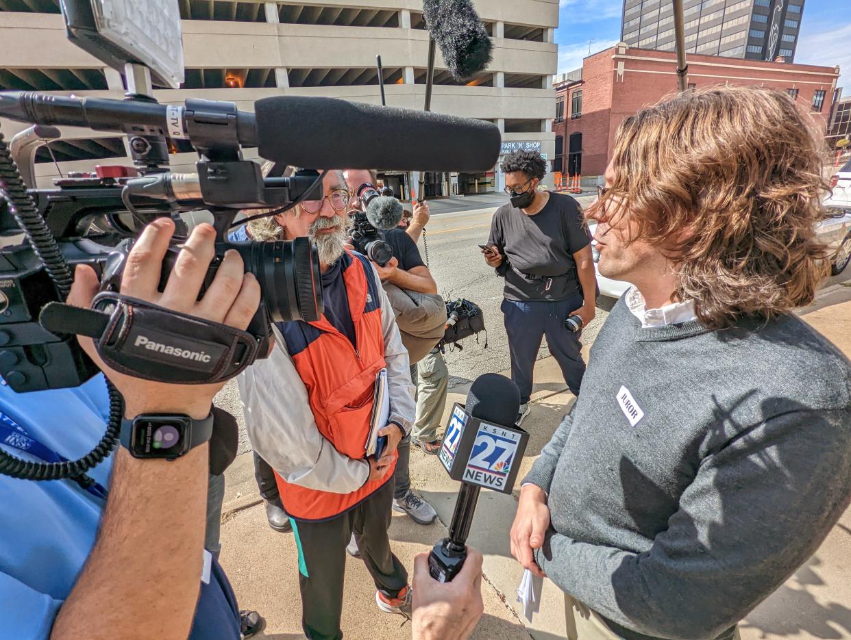 Dana Chandler trial jury foreman Ben Alford discusses why he could not vote to convict Chandler on Thursday afternoon.