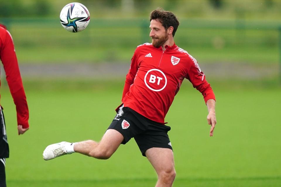 Joe Allen has been named in Wales’ World Cup squad (Mike Egerton/PA) (PA Wire)