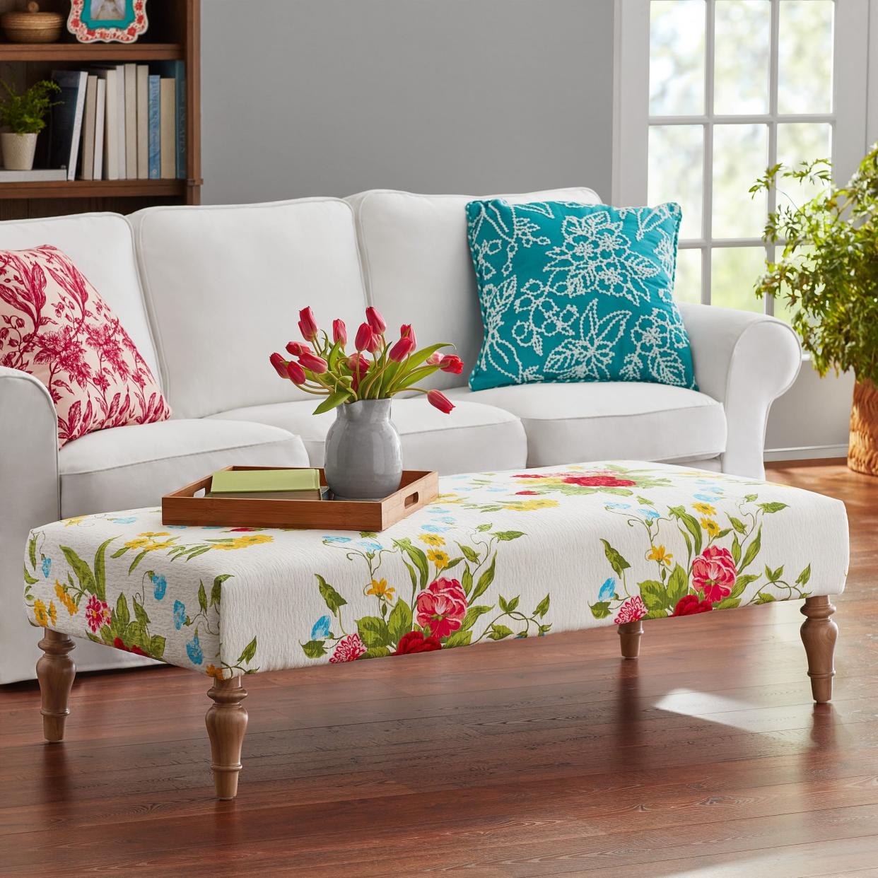 <p><a href="https://go.redirectingat.com?id=74968X1596630&url=https%3A%2F%2Fwww.walmart.com%2Fip%2FThe-Pioneer-Woman-Vintage-Floral-Fabric-Rectangular-Ottoman-White%2F1213110555&sref=https%3A%2F%2F" rel="nofollow noopener" target="_blank" data-ylk="slk:Shop Now;elm:context_link;itc:0;sec:content-canvas" class="link rapid-noclick-resp">Shop Now</a></p><p>The Pioneer Woman Vintage Floral Fabric Rectangular Ottoman</p><p>walmart.com</p><p>$198.00</p>