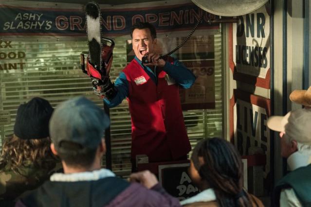 Ash vs Evil Dead Conjures Up Deadites, Daughters, and Semen for Its Wild  Third Season