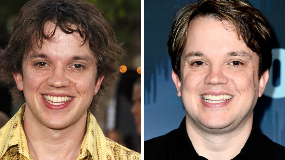 Eric Millegan Left: 2006; Right: 2017