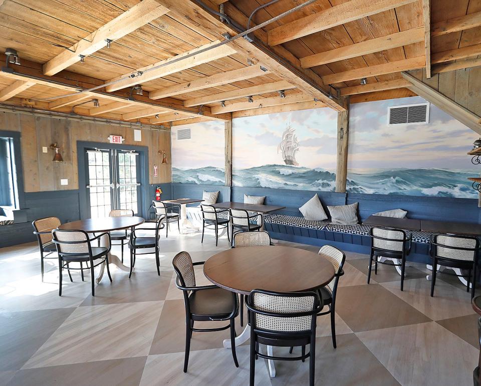 The Winsor House in Duxbury has a new interior and a rum bar, Thursday, Nov. 18, 2021.