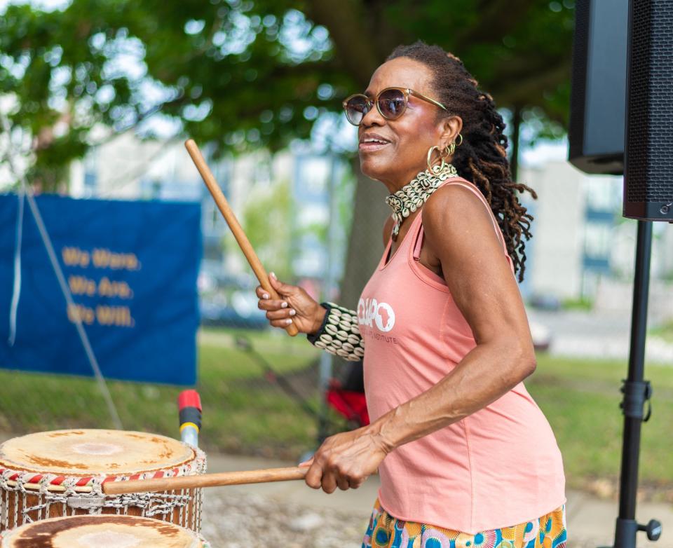 A variety of musicians will perform at the Poindexter Village Drum Circle.