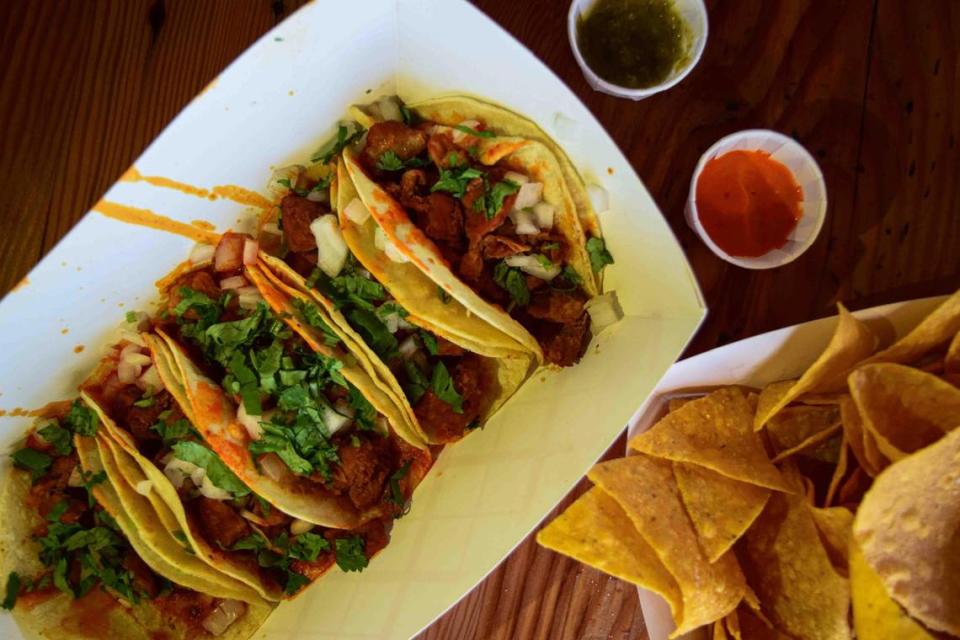 Taco Street serves fresh Mexican food daily at the Waterfront Market in Ruston.