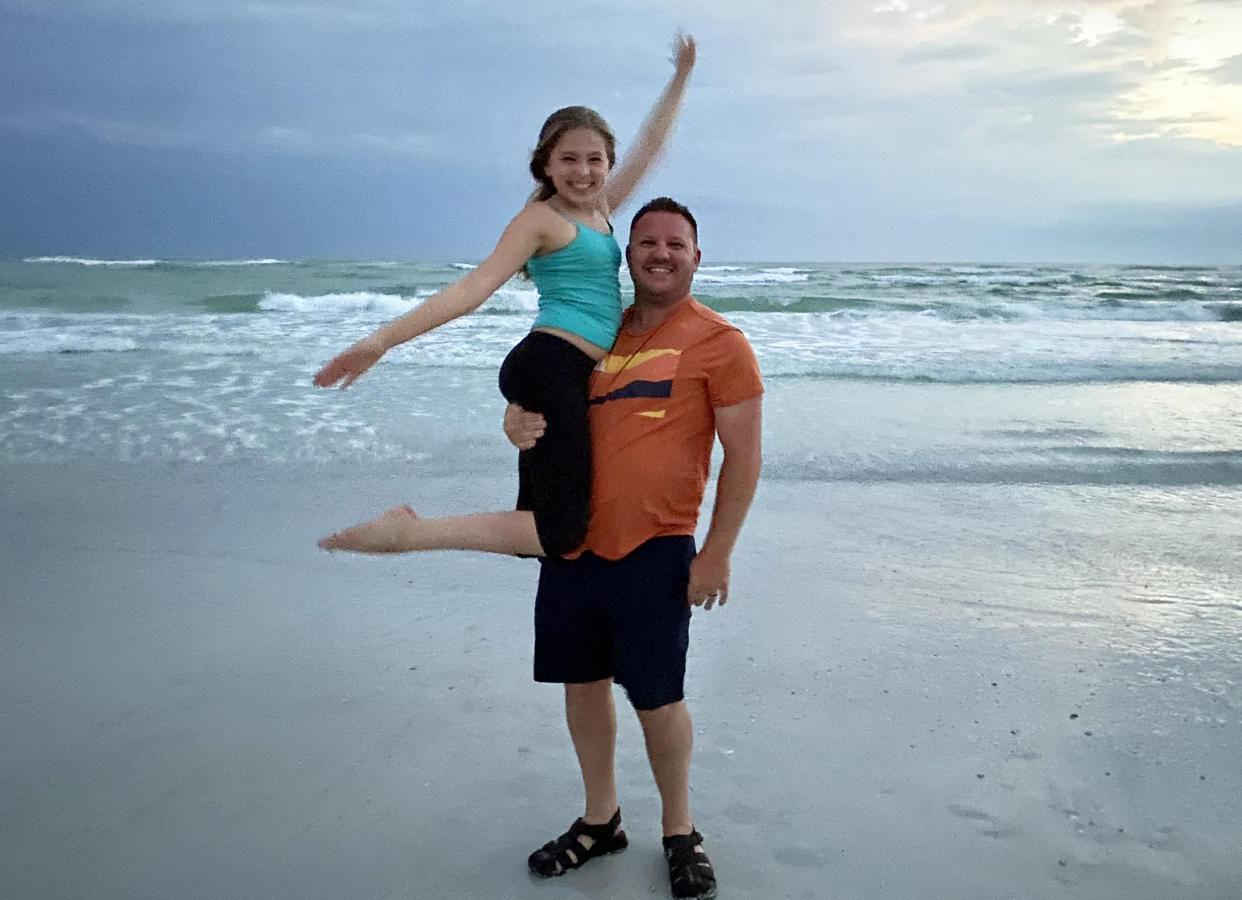 Rob Scharbach pictured with his stepdaughter, Sophia. (Courtesy Rob Scharbach)