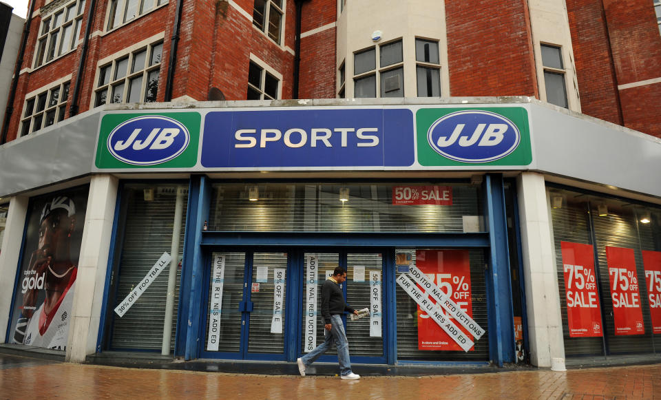 JJB Sports was the first to pioneer the use of the CVA on the high street. Photo: PA