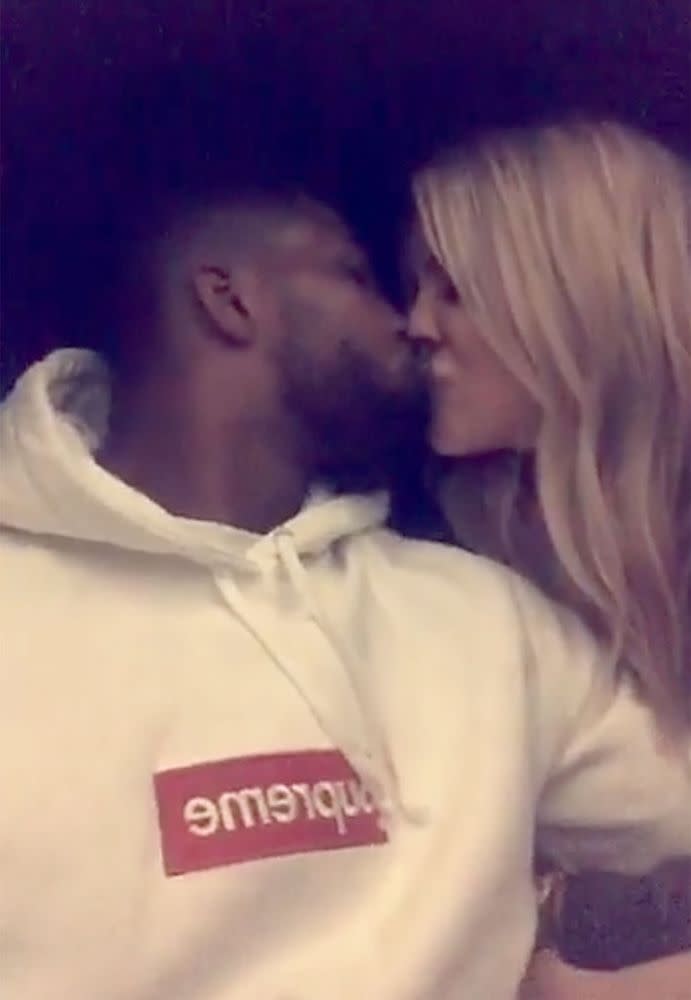 Tristan Thompson and Khloé Kardashian