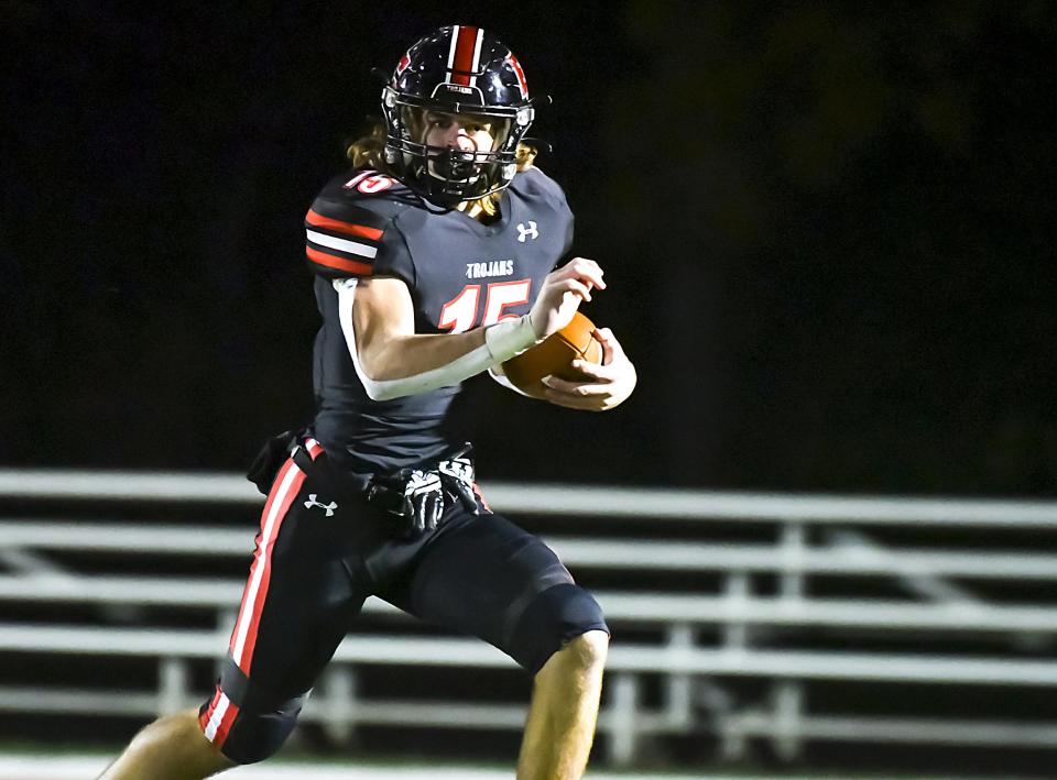 Josh Ringer of East Central has camped at Indiana, Ball State and Connecticut and has invites to Miami University and Liberty.