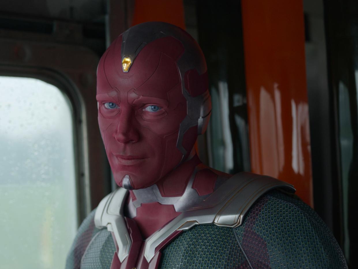 Paul Bettany as Vision in WandaVision (Marvel Studios)