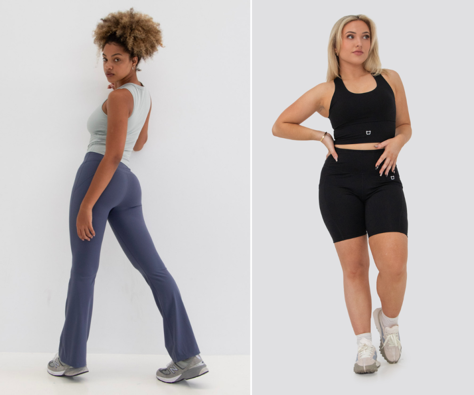 Two models in activewear