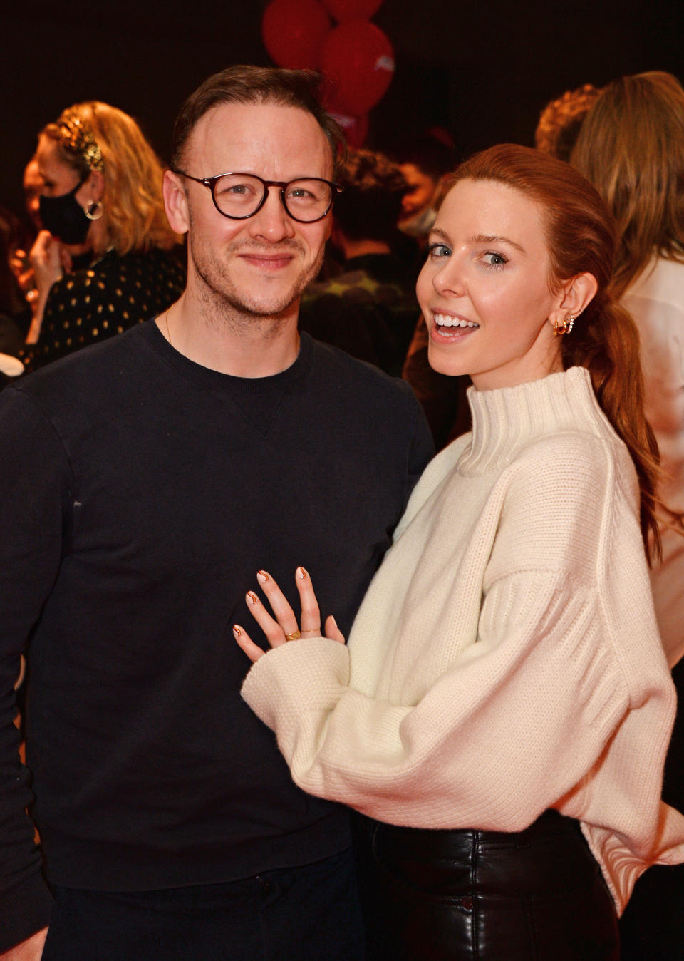 LONDON, ENGLAND - DECEMBER 12:   Kevin Clifton and Stacey Dooley attend the press night performance of 