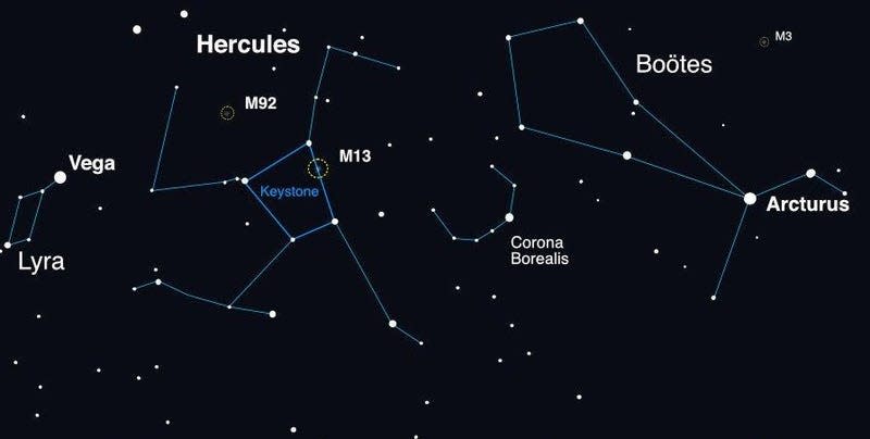 The anticipated location of T Coronae Borealis. - Illustration: NASA