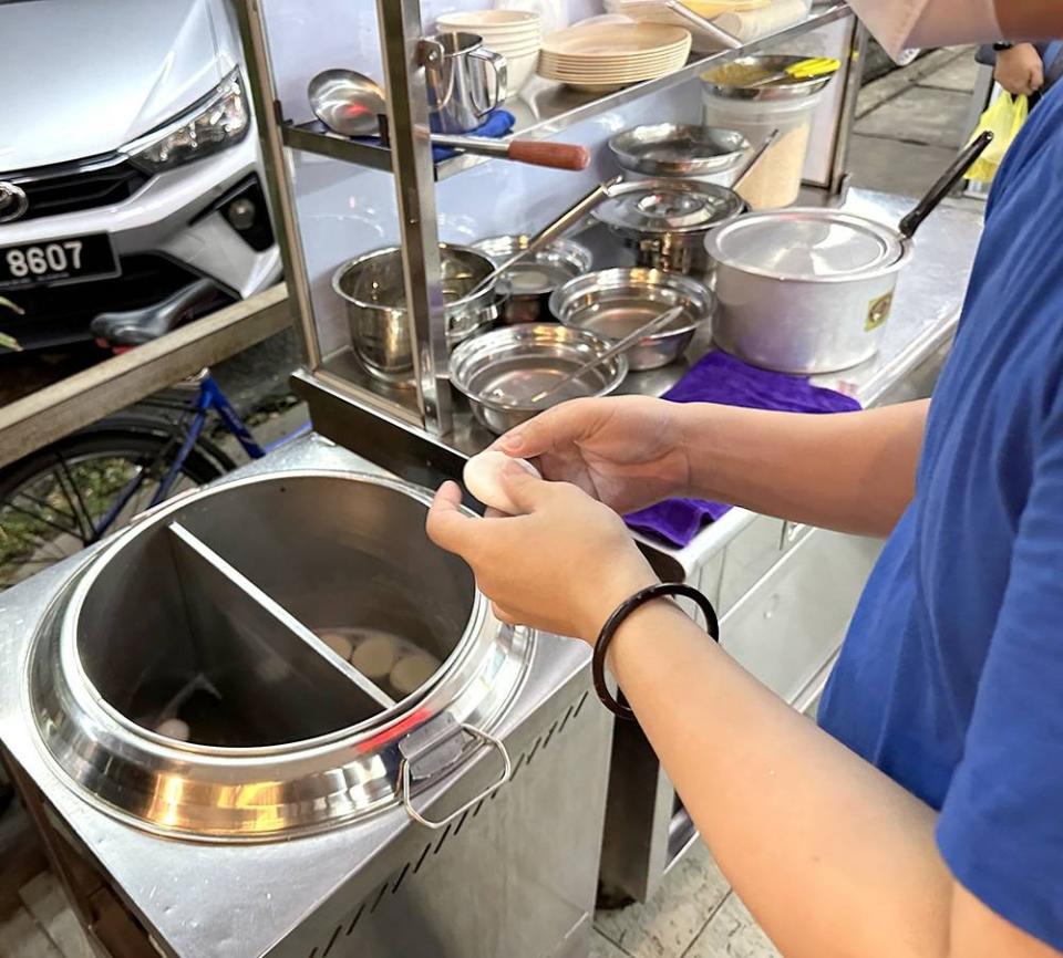 The stall in Petaling Jaya is operated by Matthew Lee, who is the third generation of the family.