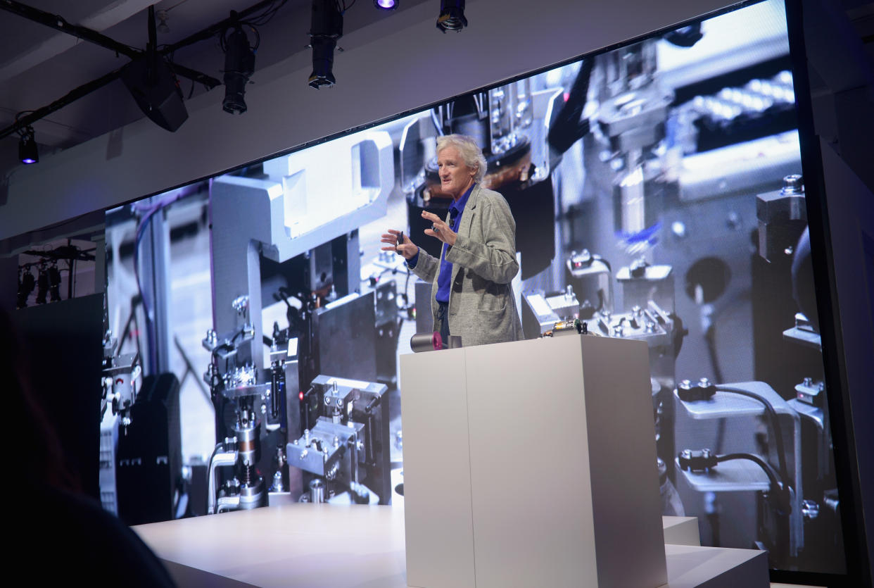 Dyson founder and chief engineer Sir James Dyson at an event in New York. Photo: Getty