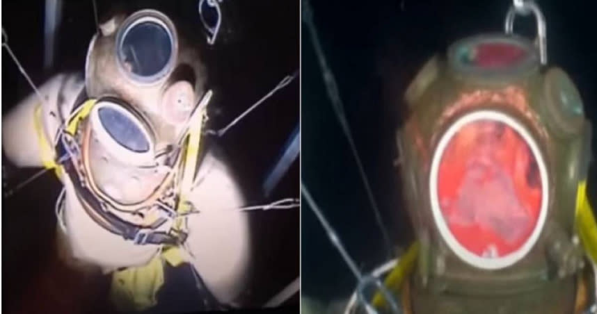 《探索頻道》2009年推出的節目《流言終結者》的「深海潛水衣失壓」模擬影片，預測了人體在水底失壓的情況。（圖／翻攝自YouTube）