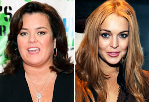 Rosie O'Donnell, Lindsay Lohan  | Photo Credits: Taylor Hill/WireImage, Amy Graves/WireImage