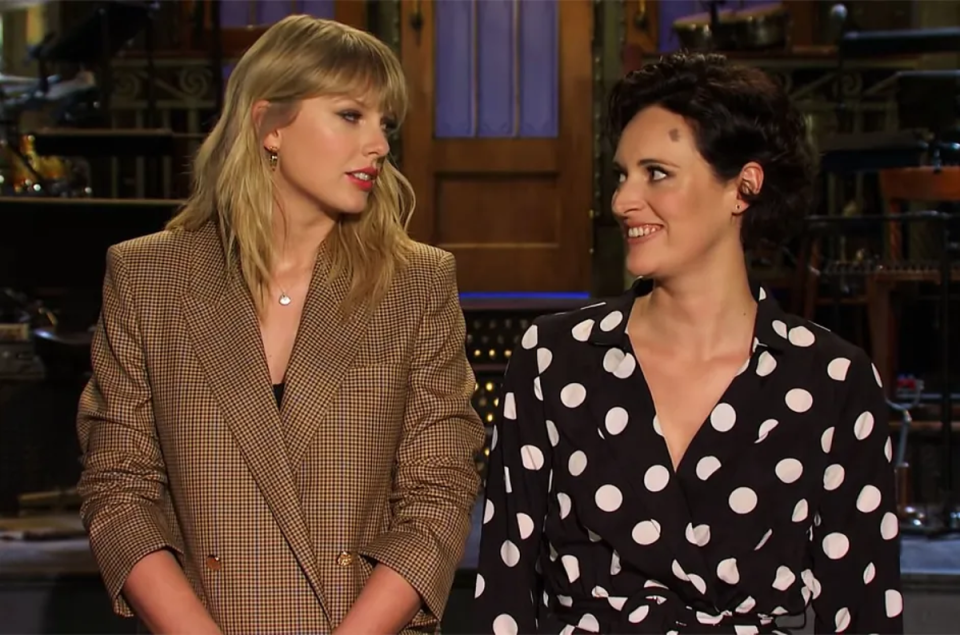 Taylor Swift and Phoebe Waller-Bridge (Saturday Night Live)