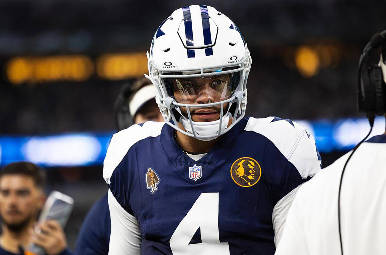 Dallas Cowboys quarterback Dak Prescott and his team have a couple of big games coming up after Thursday. (Chris Torres/Fort Worth Star-Telegram/Tribune News Service via Getty Images)