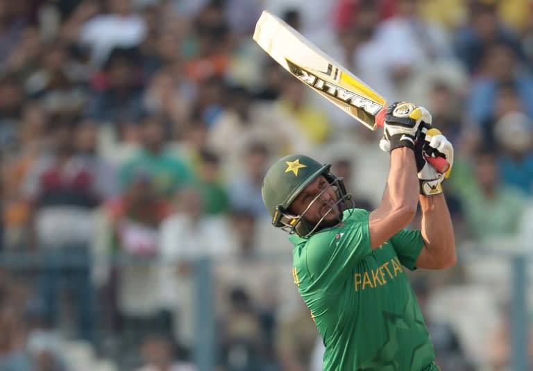 The big-hitting Afridi, accused in some quarters of being a "traitor" ahead of his team's World T20 opener, silenced his critics with a devastating blitz with the bat before taking two key wickets in a 55-run victory