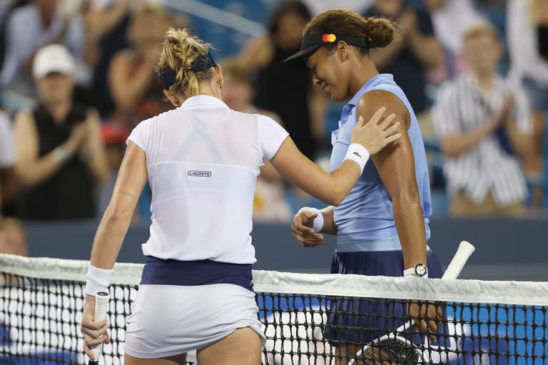 El reconocimiento en la red de Jill Teichmann, la vencedora, hacia Naomi Osaka