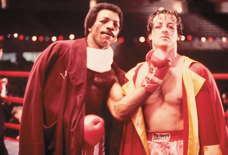(KIKA) - Apollo Creed (Carl Weathers) e Rocky Balboa (Sylvester Stallone)