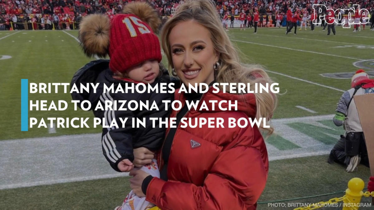 Brittany Mahomes and Sterling Head to Arizona to Watch Patrick Play in the  Super Bowl: Photos