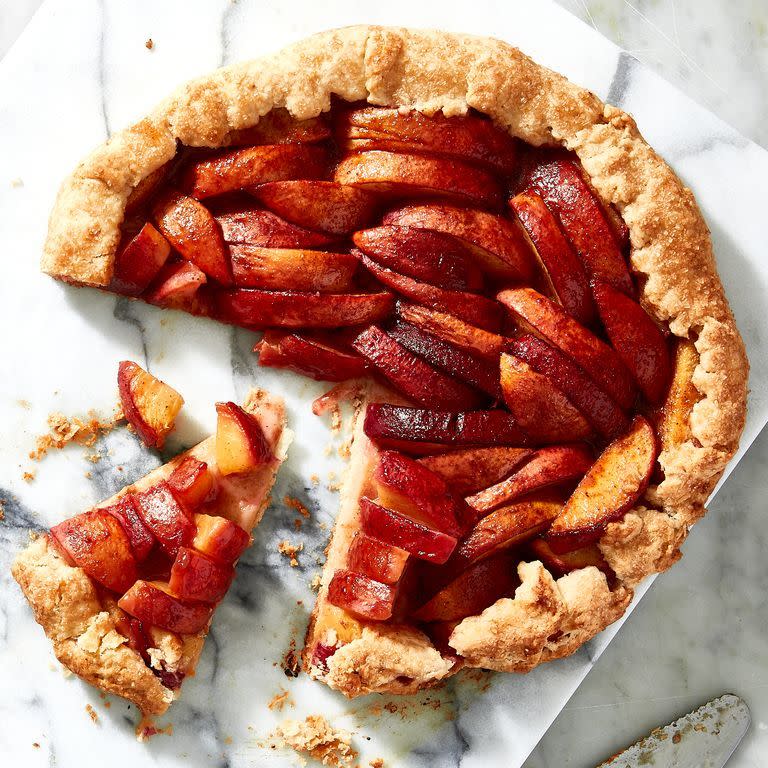 peach galette