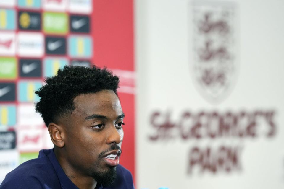 Angel Gomes is hoping to win his first England cap (PA Wire)