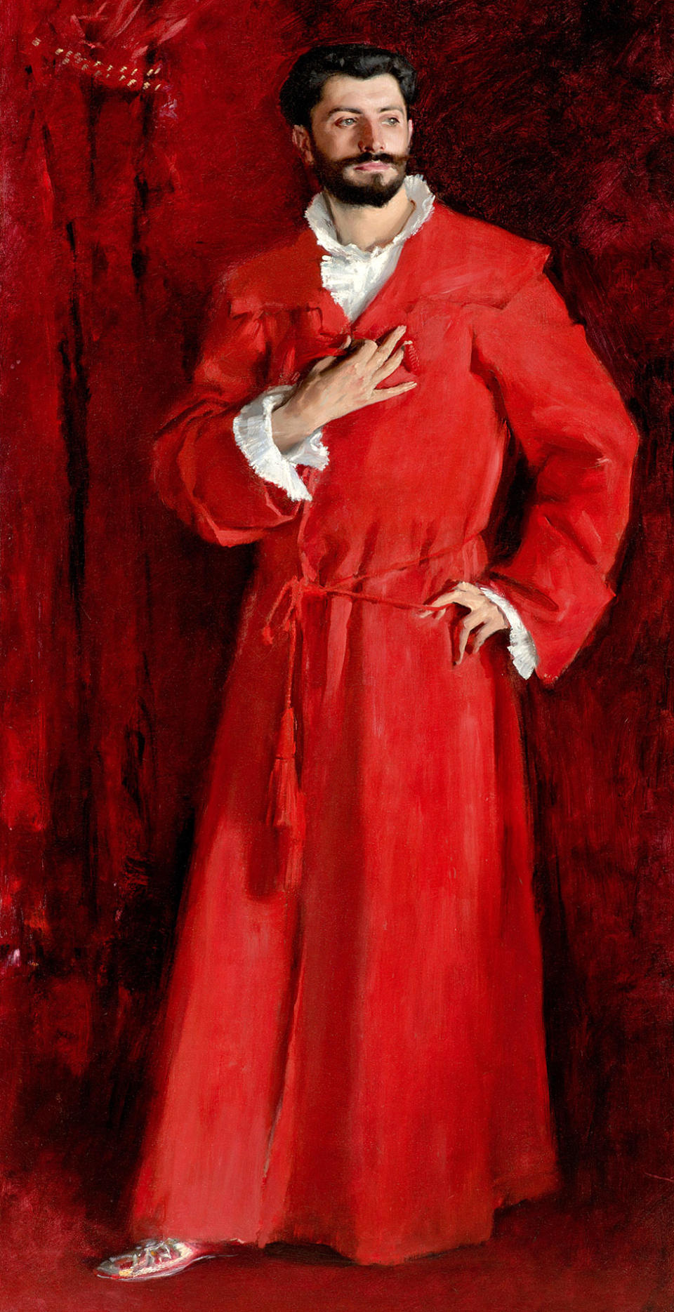 Dr Pozzi Chez Lui ("Doctor Pozzi en su casa") John Singer Sargent, 1881.