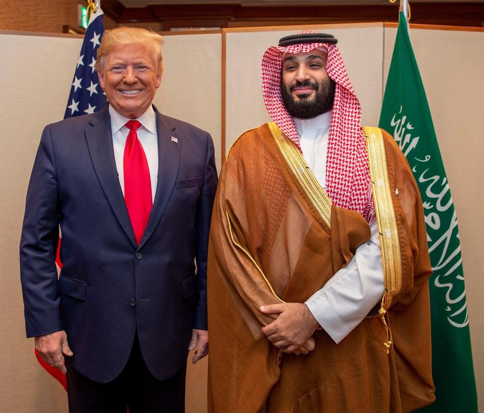 Calls between President Donald Trump and Saudi Crown Prince Mohammed bin Salman were restricted by the White House. (Photo: Anadolu Agency via Getty Images)