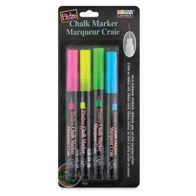 These Chalk Markers are handy for mirrors, glass, plastic AND chalkboards  of course. 