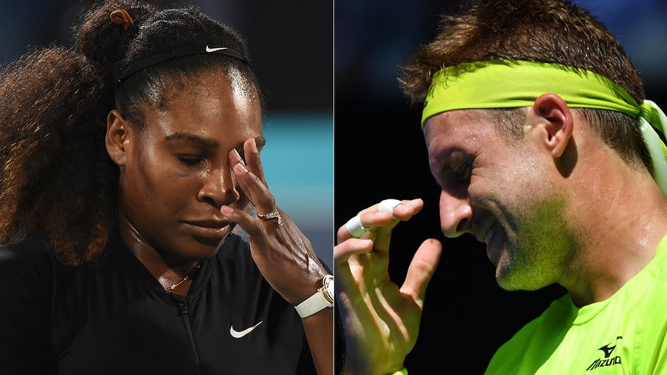 Williams and Sandgren don't appear to see eye to eye. Pic: Getty