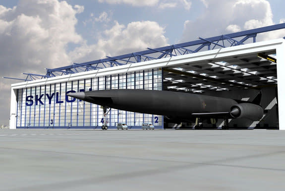 SKYLON, a concept starship from Reaction Engines Ltd., is an entirely reusable single stage-to-orbit launch vehicle, based on revolutionary engine technology.