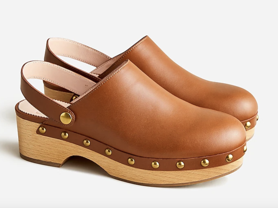 J. Crew Convertible Leather Clogs
