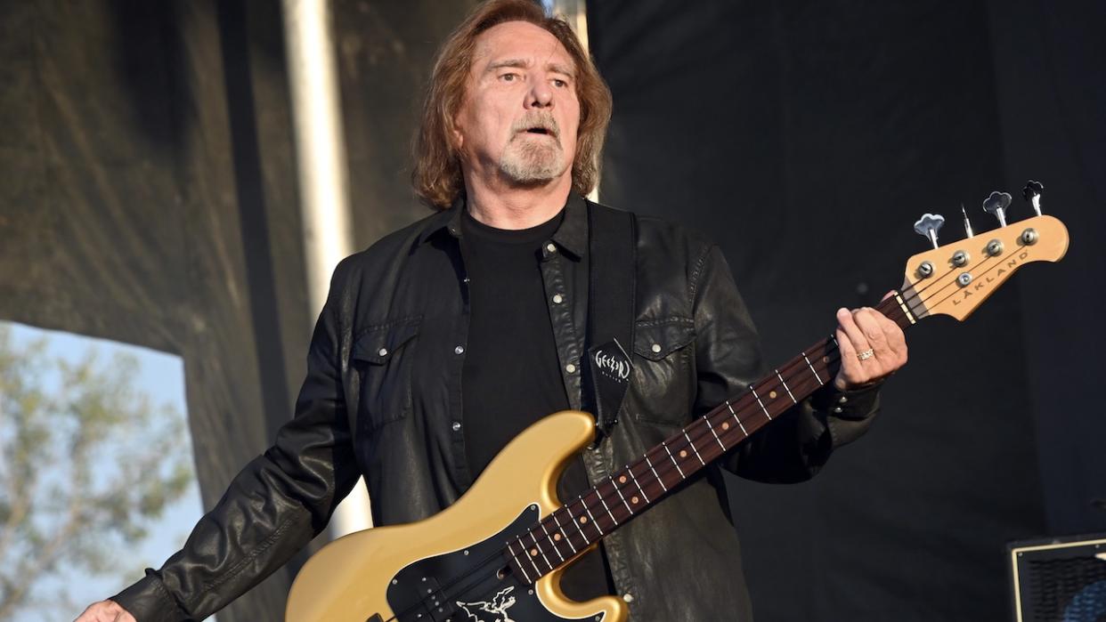  Geezer Butler onstage in 2019 