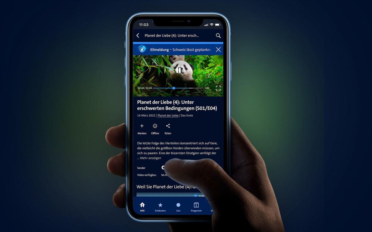 In der "Tagesschau"-App ging am Montag eine Eilmeldung online, die nur zu Übungszwecken gedacht war. (Bild: ARD)