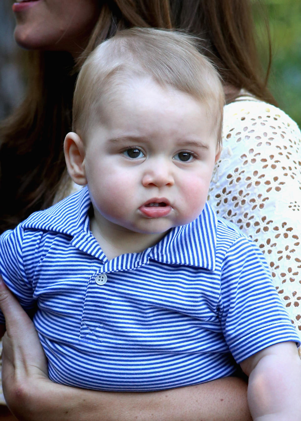 Prince Louis looks exactly like Prince George when he was one. Photo: Getty Images