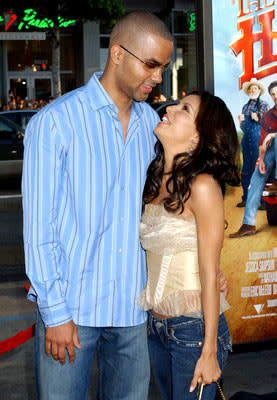 Tony Parker and Eva Longoria at the Hollywood premiere of Warner Bros. Pictures' The Dukes of Hazzard