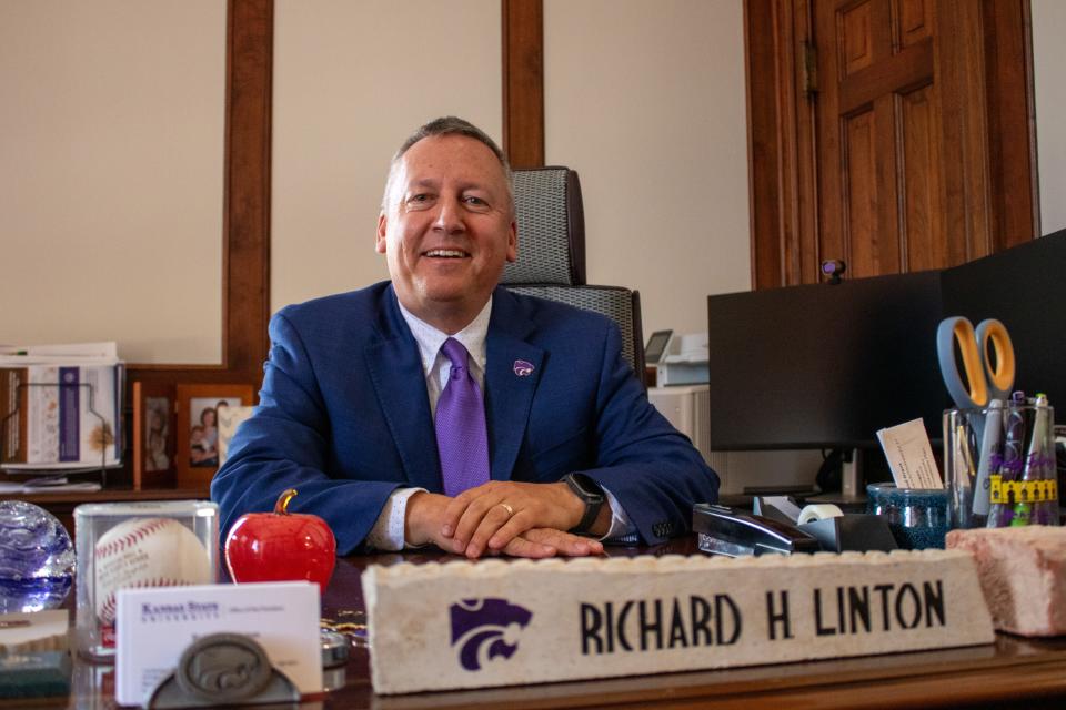 Kansas State University president Richard Linton addressed the dismissal of Nae'Qwan Tomlin from the men's basketball team in a letter to the university community on Friday.