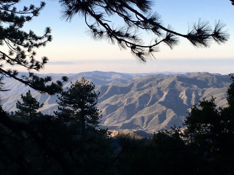 Pine Mountain, north of Ojai, provides a bird's eye view of the sunrises and sunsets in the Los Padres National Forest.