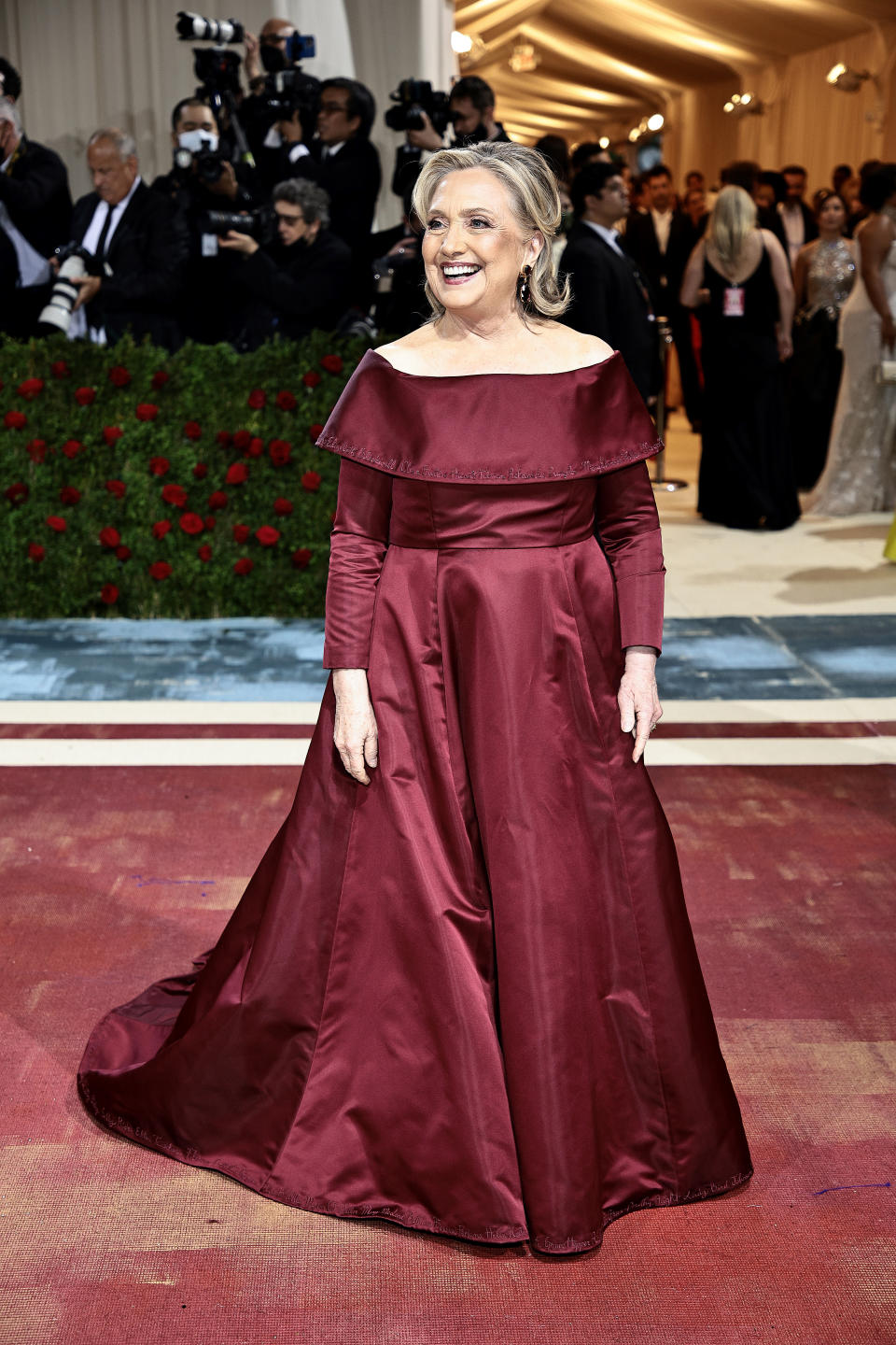 Hillary Clinton attends The Met Gala.