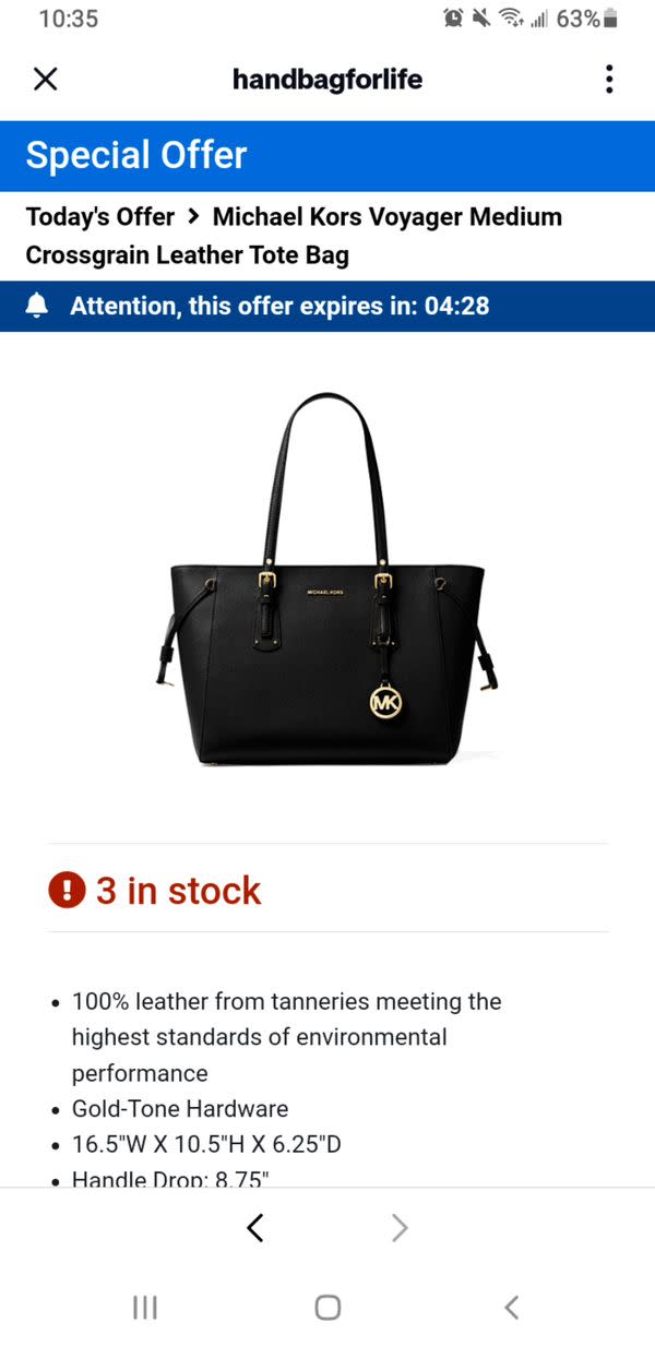 Michael Kors Handbag' Giveaway Scam Comes with Hidden Subscription Fees