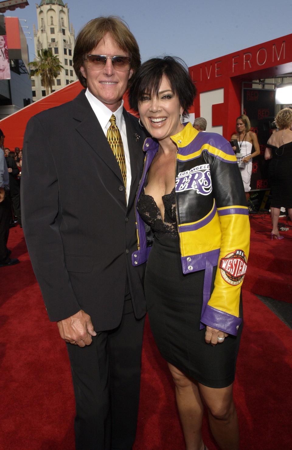 Kris Jenner and her ex-partner during 2002 ESPY Awards in Hollywood, California, United States.