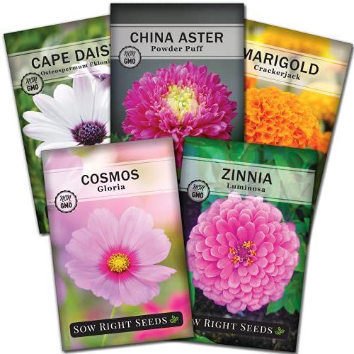 28) Flower Seed Garden Collection