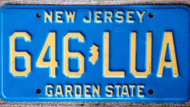 License Plates of Jersey