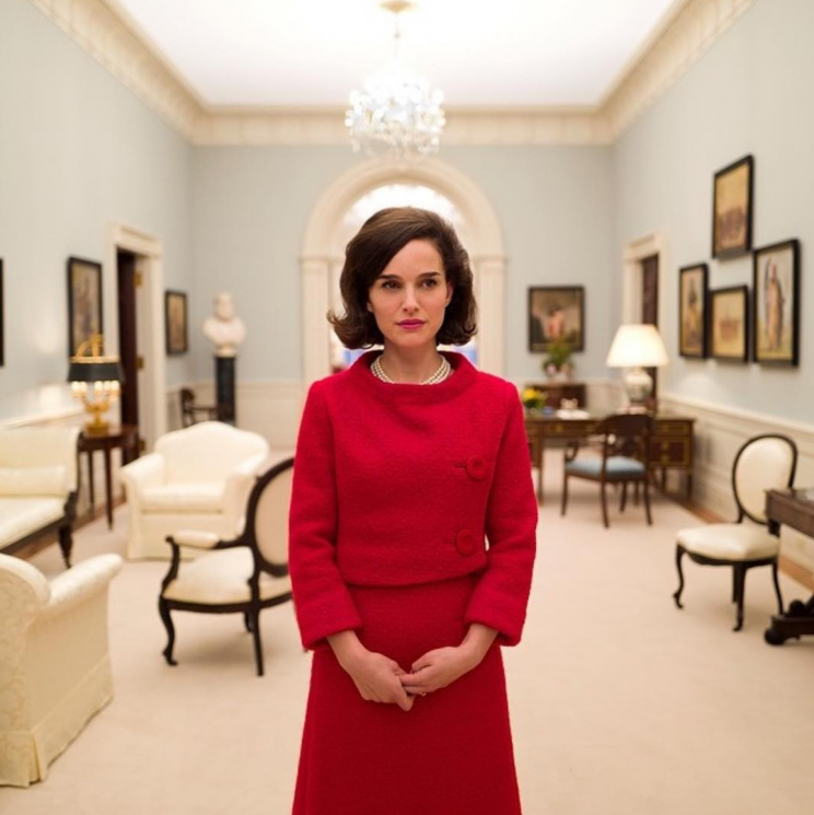 <i>Jackie is one of the films nominated for Best Costume Design Oscar [Photo: Instagram/georgemayfair]</i>