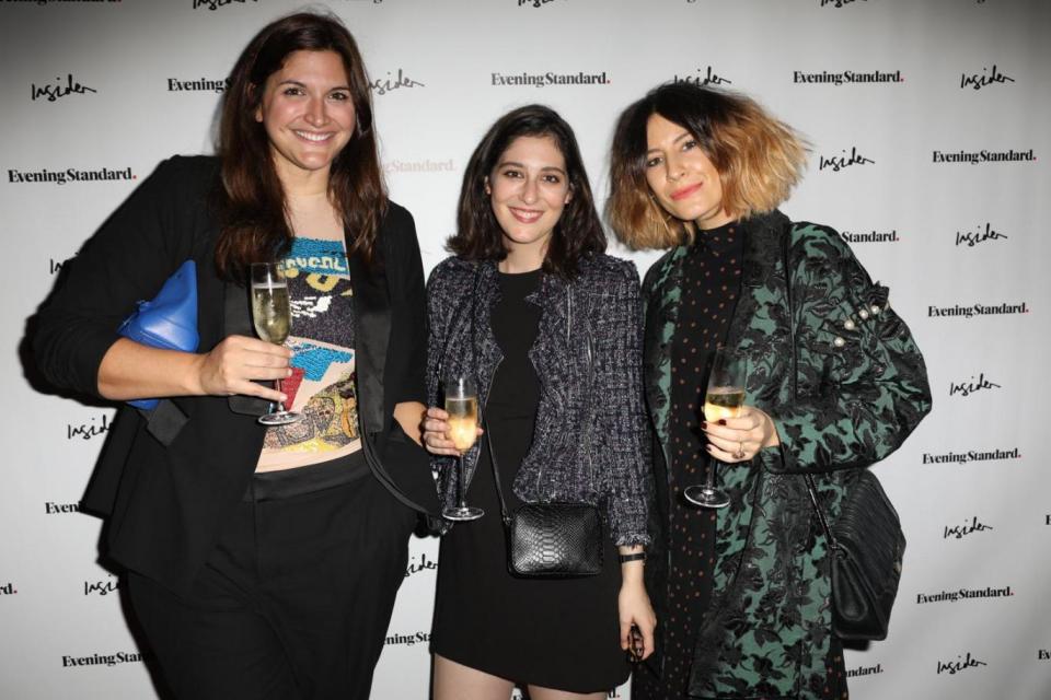 Influencers Emily Johnston of @fashionfoiegras, Matilde Espírito Santo of @mylondonfairytales, and Anna Barnett of @annabarnettcooks flew in for the weekend. (Richie Buxo/Splash News)