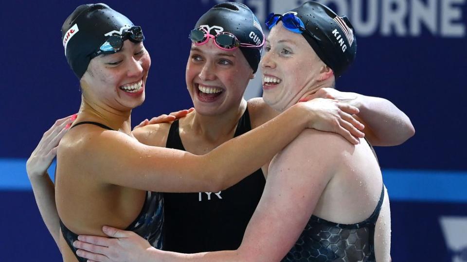 Torri Huske, Claire Curzan, Lilly King