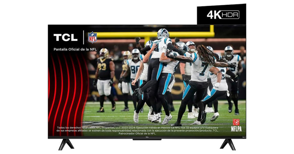La Smart TV de TCL apenas cuenta con bordes, es un diseño muy limpio. (Foto: Amazon)
